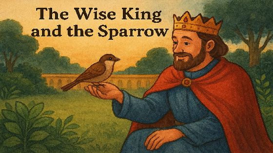 The Wise King And the Sparrow- English Moral Stories for Kids