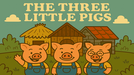 The three little pig-english moral stories